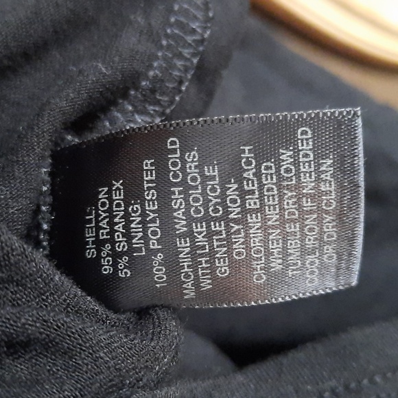 White House Black Market knee length black dress - Picture 4 of 4